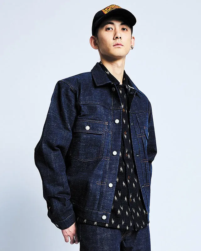 Studio D'Artisan SP-107 45th Anniversary 'Extreme Denim' 16oz Type II Selvedge Denim Jacket - Onewash