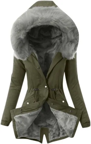 Winter Jackets for Women Hoodies for Women Women Casual Trendy Button Long Sleeve Loose Comfy Pockets Fuzzy Jacket Coats