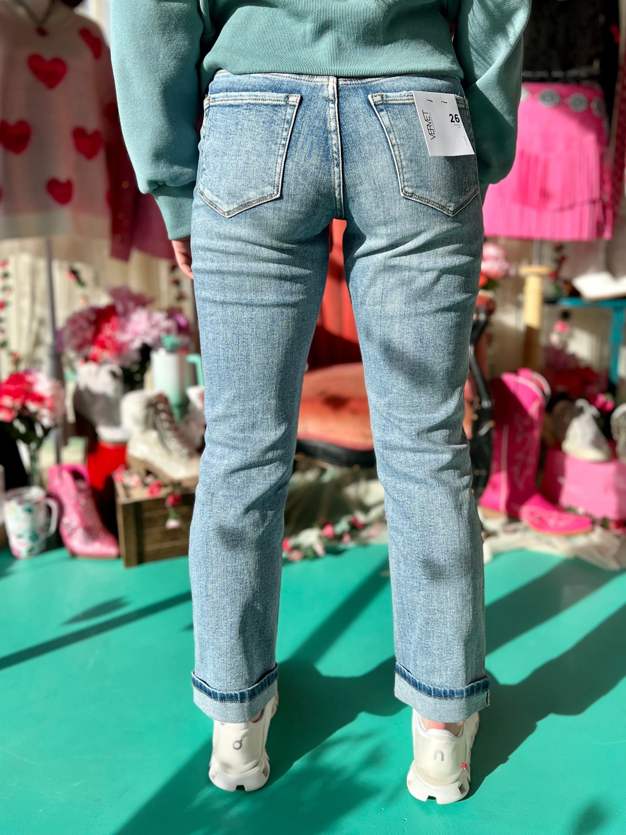 With a Splatter Jeans