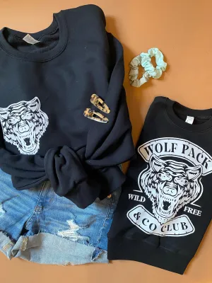 Wolf Pack Club - Adult   Kids (sweatshirts)